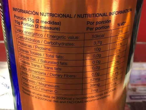 Imagen 2 de 6 de Colageno Hidrolizado Nutraceutics 1kg Con Magnesio Y Vit C