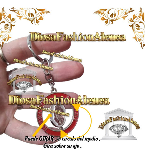 Llavero Harry Potter - Hogwarts - Magia En Tus Llaves Mod 2 Rojo/plateado