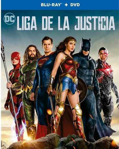 Liga De La Justicia Blu-ray+dvd Película Dc Justice League