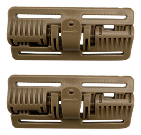 2pcs Tactical Vest Quick Release Buckle Slider Molle Str Nna