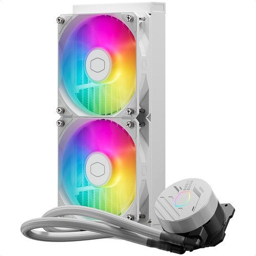 Cooler Master Enfriamient Líquido240l Core White Cpu 2x120mm