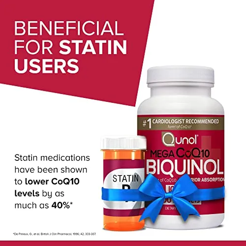 Suplemento Qunol Mega Ubiquinol Coq10 100 Mg 100 Cápsulas Bl
