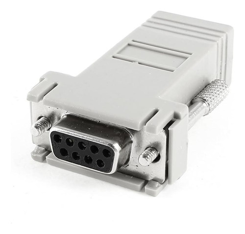 Adaptador Femenino Uxcell Rj45 A Db9, Vga Db9 9 Pin Hembra A