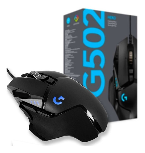 Mouse Gaming Rgb Peso Ajustable 16k Dpi - Logitech G502 Hero