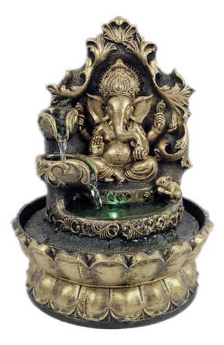 Estatua De Ganesha Hindú Hecha A Mano Fuente De Agua De 9