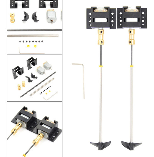 Conjunto De Motores De Barco Rc Diy, Kits De Hélice, Eixo