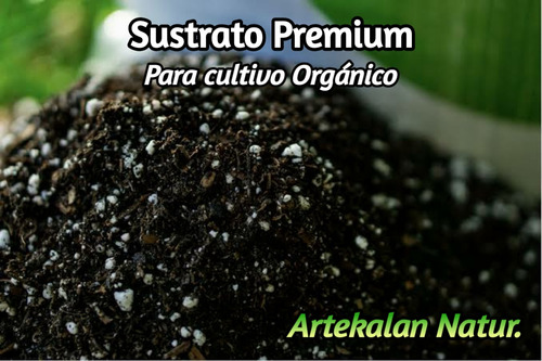 Tierra Sustrato Para Plantas De Cultivo Orgánico 8kg - 18lt
