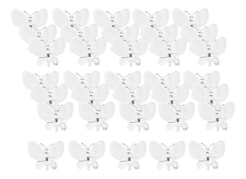 50pcs Clips Vine Clips Instalação Fácil, Clara, Suporte