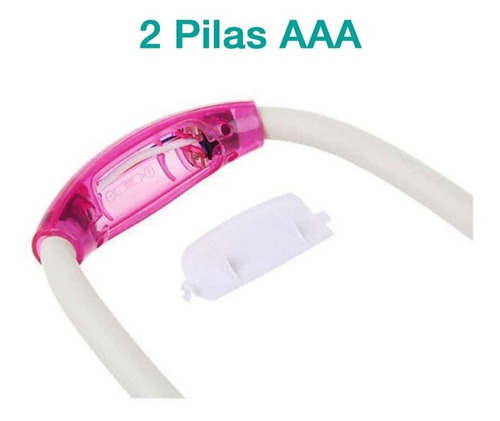 Imagen 6 de 7 de Luz Lectura Led Doble Flexible Cuello Portatil A Pilas