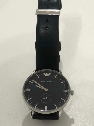 Relógio Emporio Armani Clássico Ar1647 Blue Original