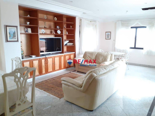 Imagem 10 de 30 de Cobertura Com 3 Dormitórios, 220 M² - Venda Por R$ 1.300.000,00 Ou Aluguel Por R$ 9.000,00/mês - Praia Da Enseada - Guarujá/sp - Co0174