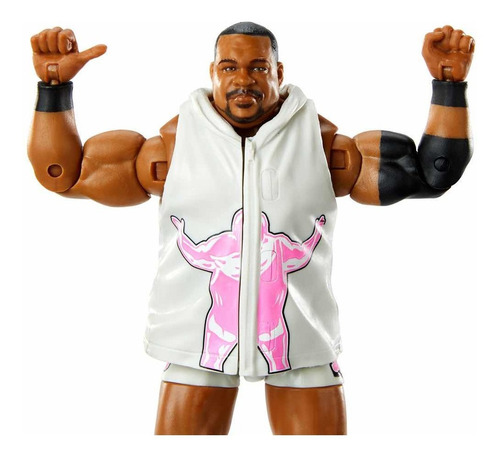 Imagen 3 de 4 de Figura Wwe Mattel Elite Luchador Keith Lee El Ilimitado