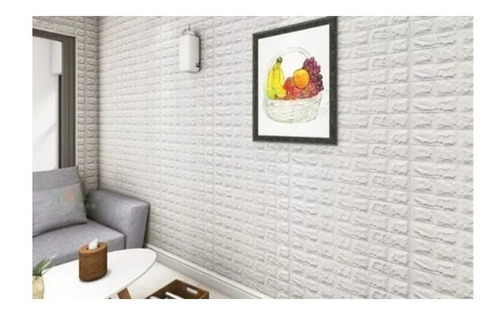 Imagen 3 de 6 de Papel Tapiz Blanco 3d Pegatinas De Pared Autoadhesivo Hogar