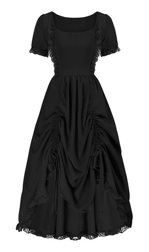Vestido Gótico Victoriano Para Mujer 3xl Vestidos Cos Lolita