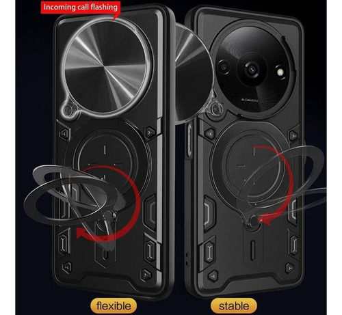 Funda Uso Rudo Soporte Magnético Para Xiaomi 15 Ultra + Mica