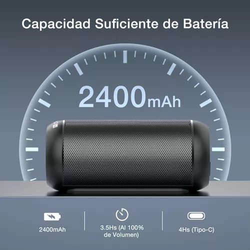 Bocina Portatil Bluetooth 10w Altavoz Inalambrico Recargable