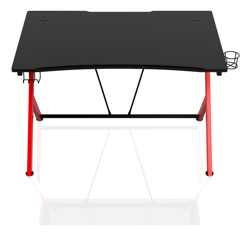 Escritorio Gamer Nitro Concepts - D12 - Negro Y Rojo