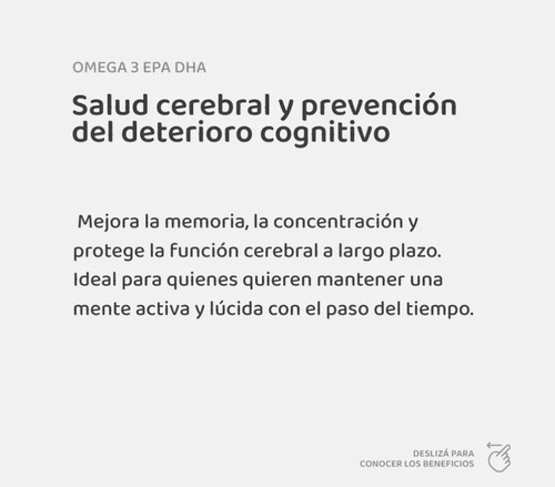 Suplemento en cápsula Vitalis Navitas Suplementos Omega 3 3 packs