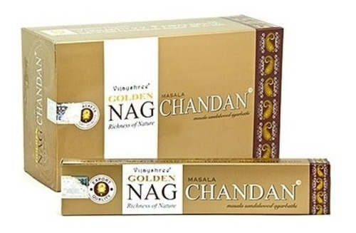 Incienso Natural Golden Nag Chandan / Rincón Himalaya