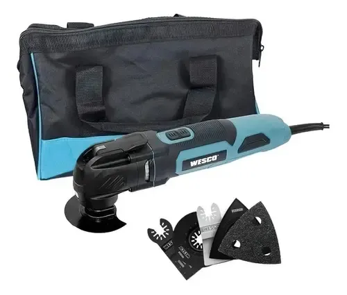 Multiherramienta Oscilante Wesco Ws5123k 300w Kit Completo