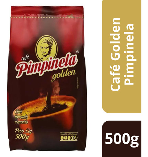 Café torrado e moído Golden 500g Pimpinela