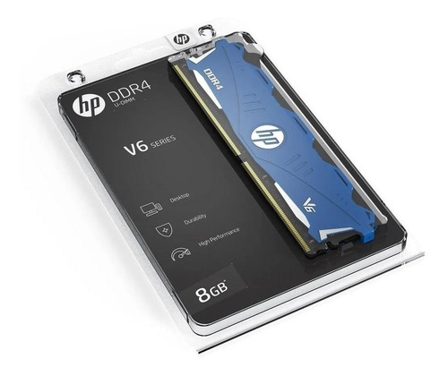 Imagen 3 de 3 de Memoria RAM color azul 8GB 1 HP 7EH64AA