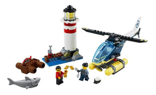 Imagem 1 de 5 de Blocos de montar  Lego City Police lighthouse capture 189 peças  em  caixa