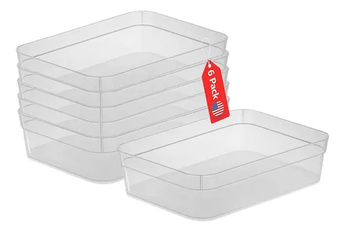 Pack 25 Organizadores De Cajones Plástico Blanco - Ordena Utensilios, Maquillaje, Oficina
