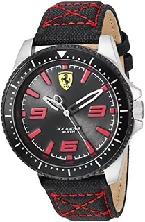 Reloj Ferrari Para Hombre 830483 Color Negro Correa De