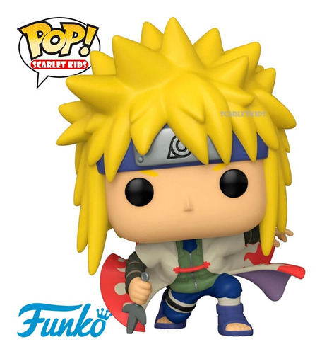 Imagen 2 de 6 de Funko Pop Naruto Minato Namikaze 935 Original Scarlet Kids