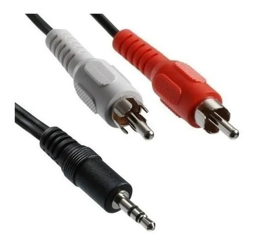 Cable Auxiliar Mini Plug A 2 Rca 3 Mts Audio Mp3 Pc Celular