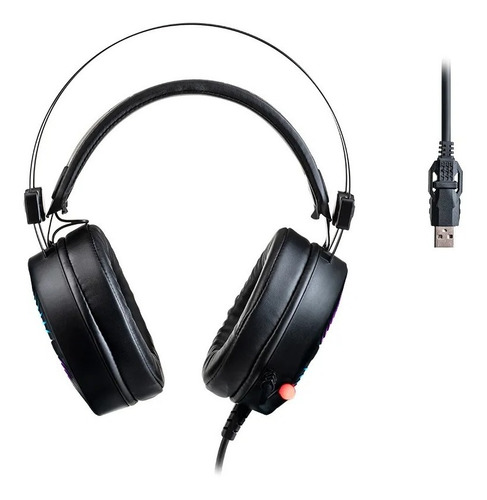 Headset Gamer Warrior Flamma Usb Stereo Led Rgb Ph306