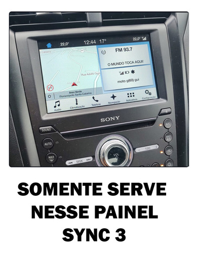 Multimídia Ford Fusion 2018 2019 2020 2021 V2 Tesla 13.1