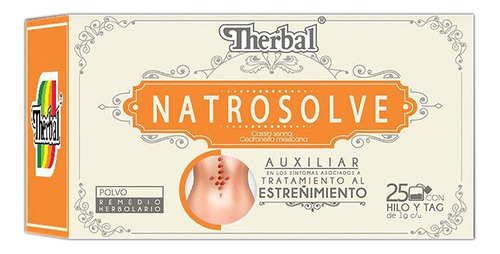 Te Natrosolve Remedio Herbolario Estreñimiento 25 Sobres 60g