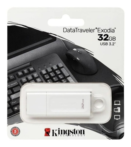 Memoria Flash Usb Kingston De 32 Gb 3.2 Color Azul