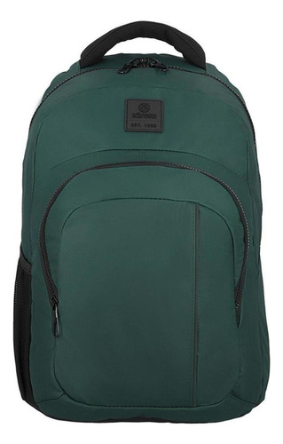 Mochila Escolar Xtrem Atomik 353 Con Logo Estampado Unisex Color Verde Diseño de la tela Liso