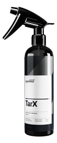 Carpro Tarx 500ml Quita Adhesivos Alquitrán Vehicular Seguro