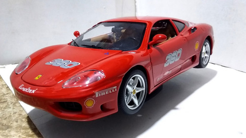 1999 Ferrari 360 Modena Rot Escala 1:18 Marca Bburago Italy