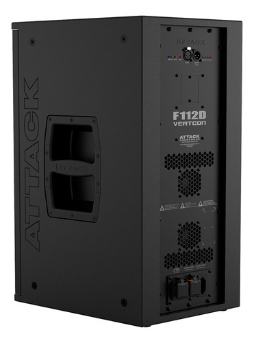 Caixa De Som Ativa Attack F112d - 12'' Preto 110v/220v