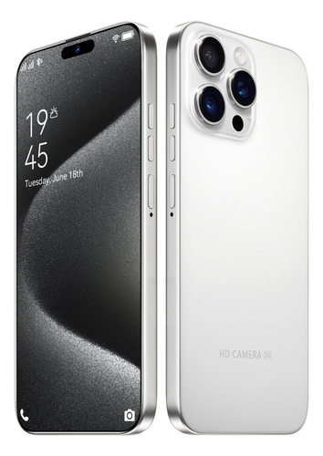 I16pro Max Dual Sim 16gb Ram 512gb Rom 2025 Popular El Último Modelo Smartphone Android 14 Barato Desbloquea Más Barato Celular 5g Wifi 6,8 Pulgadas Blanco