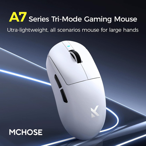 Mchose A7 Wireless Gaming Mouse Tri - Mode Paw3950 8k