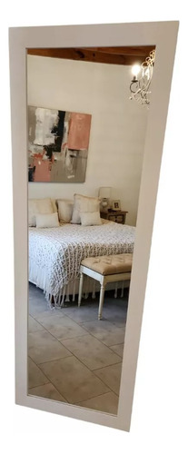 Espejo 173x69 Cm Blanco Vestidor Cuerpo Entero Marco Madera De 7 Cm Fuerte Resistente Decoracion Galeria Dormitorio Vestidor Living Tocador Amplio Angulo Visual Minimalista Pintados A Mano