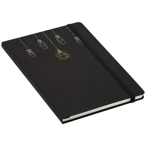 Caderneta Pautada Estampada A5 - Black - 80fls - Brw