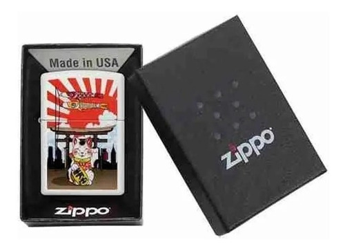 Encendedor Zippo Lucky Cat Desing/lamanoworld