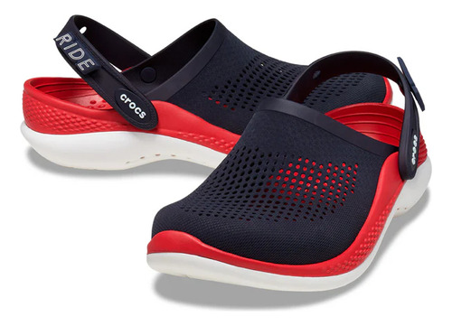 Sandalias Crocs Literide Clog Casual Rojo Comodo Comfort