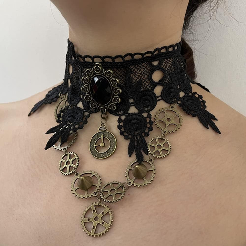 Miuniko Gargantilla Gótica Steampunk Para Mujer, Accesorios