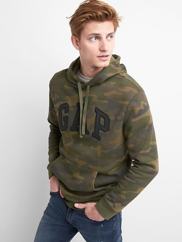  Poleron De Hombre Con Capuchon Gap Militar Talla M Cod. 7950