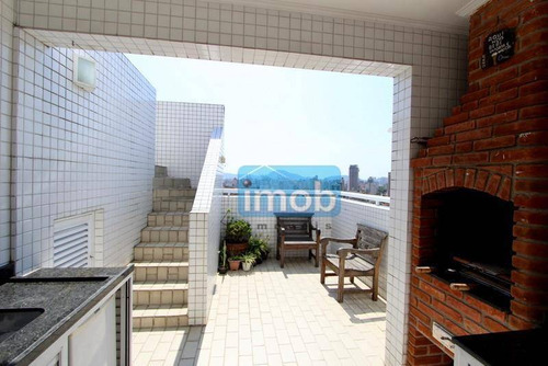 Imagem 19 de 30 de Cobertura Residencial À Venda, Boqueirão, Santos. - Co0125