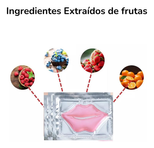 Kit 10 Máscaras Hidratante Labial Com Colágeno - Mey Brasil