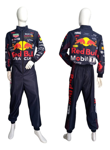 Disfraz Piloto Carreras Checo Bull Pérez Formula 1 Nuevo / Hombre T - G